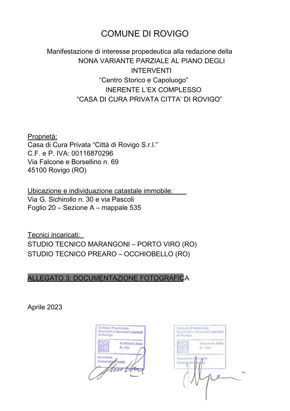 Pagina 1 del documento