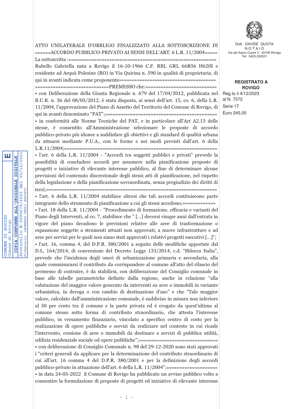 Pagina 1 del documento