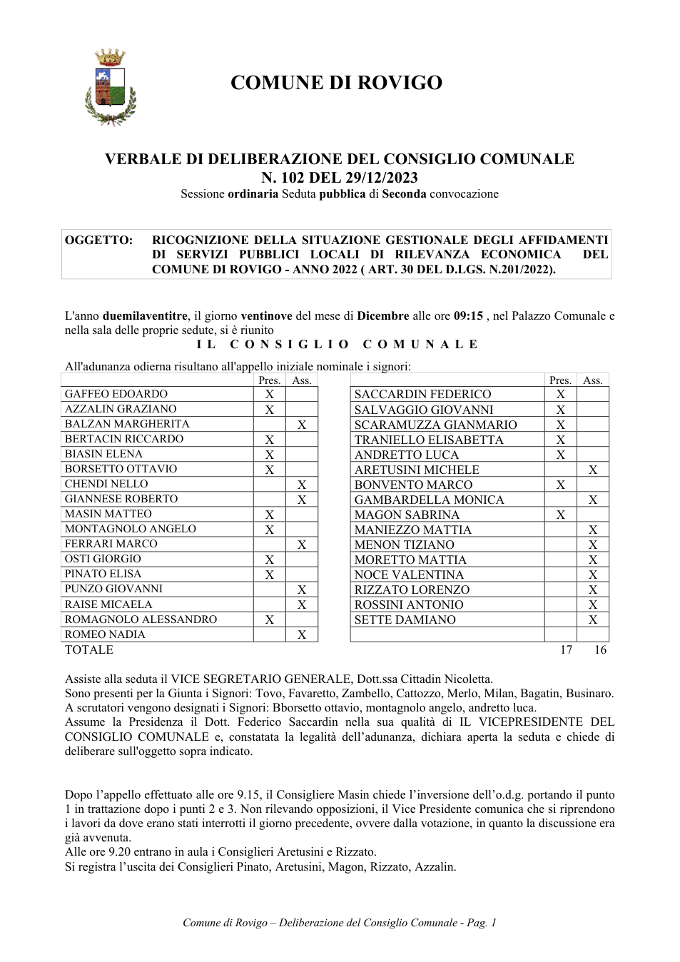 Pagina 1 del documento