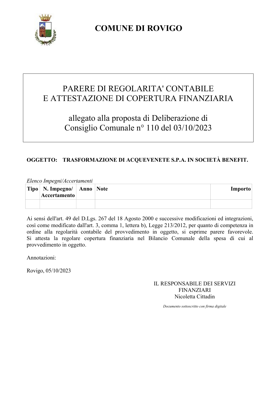 Pagina 1 del documento