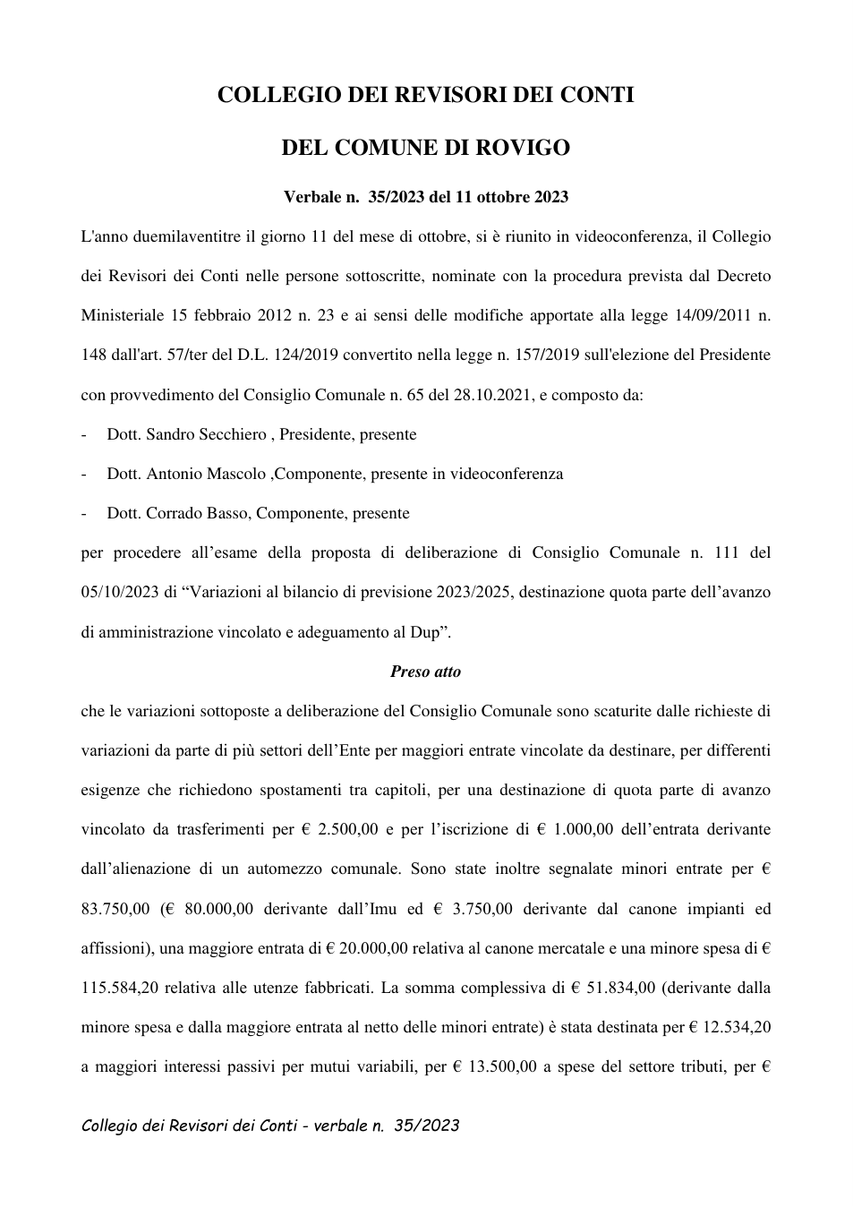 Pagina 1 del documento