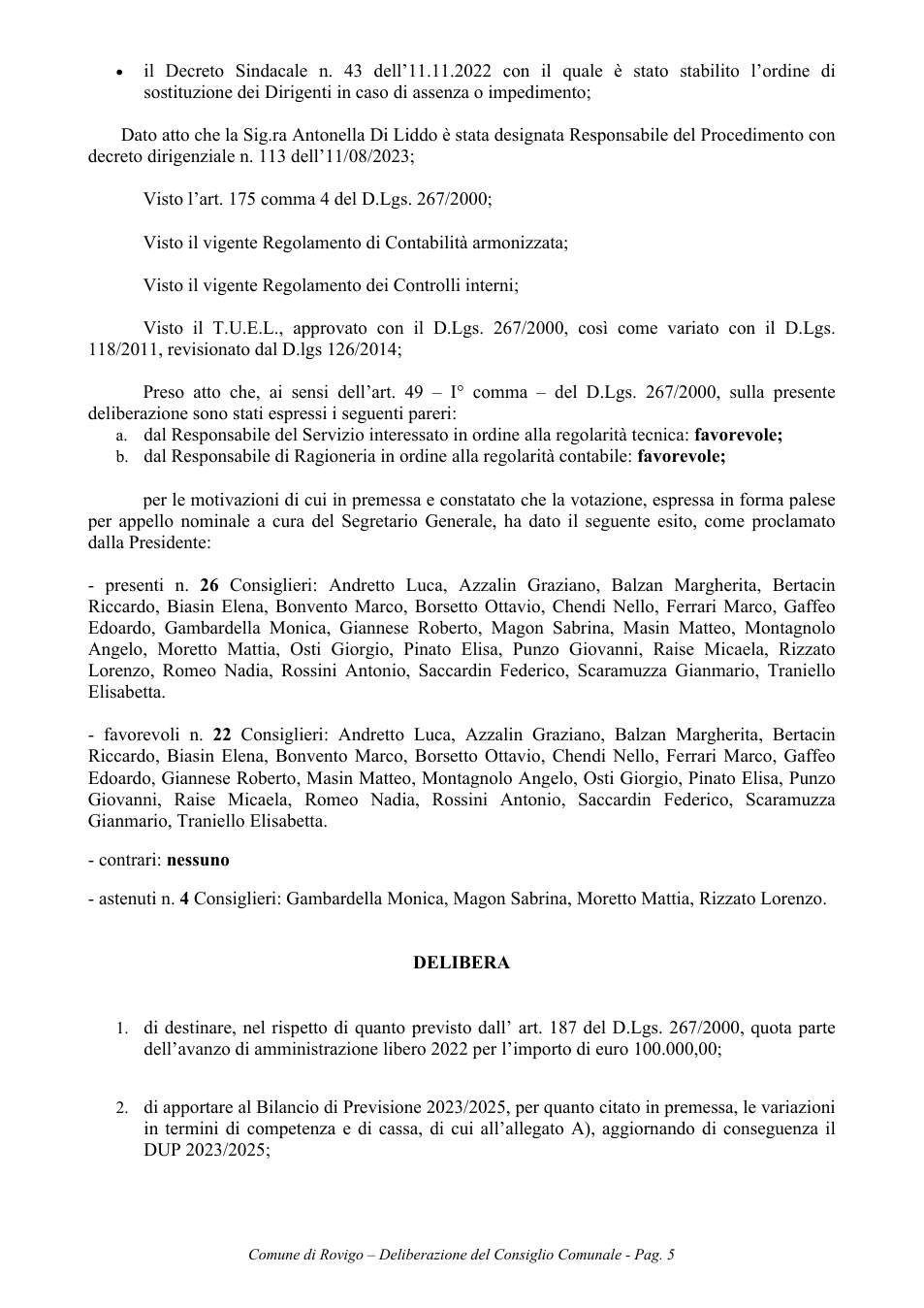 Pagina 5 del documento