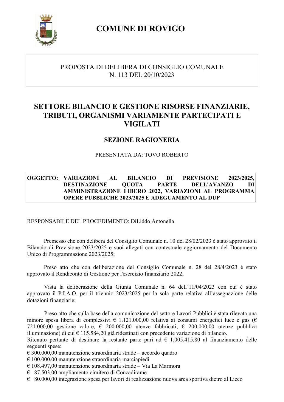 Pagina 1 del documento