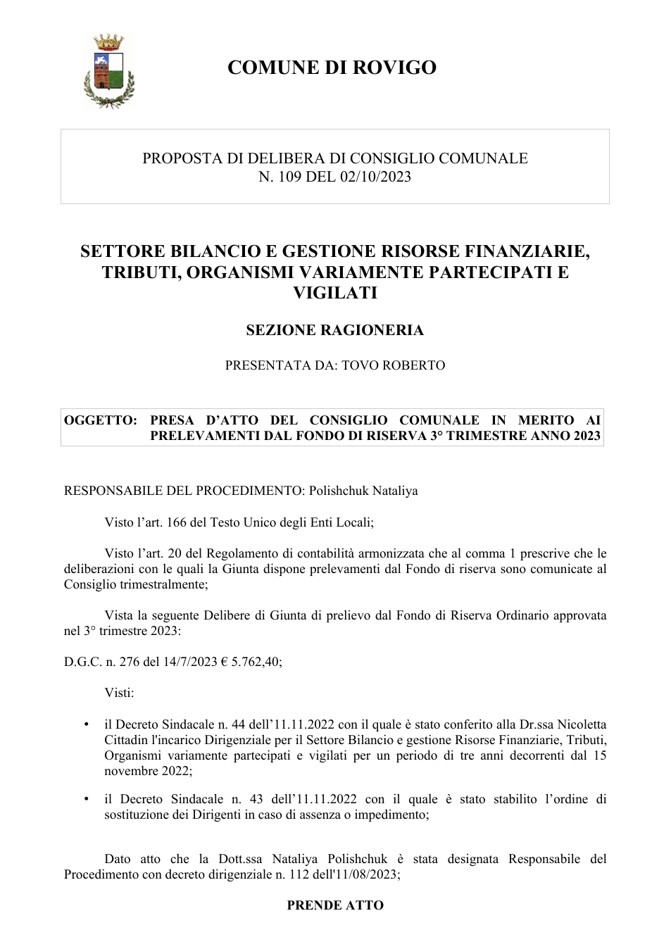 Pagina 1 del documento