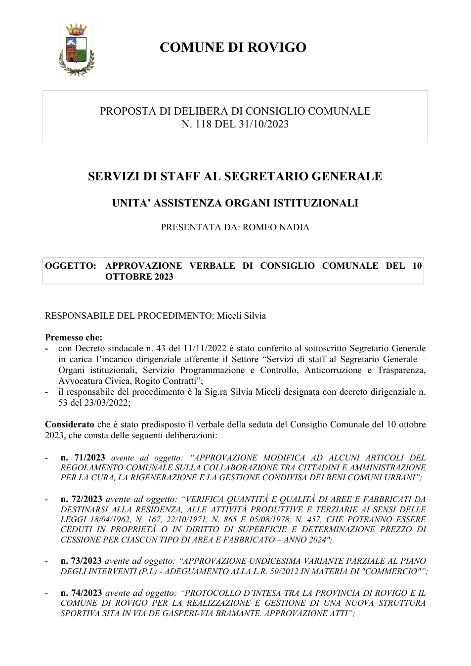 Pagina 1 del documento