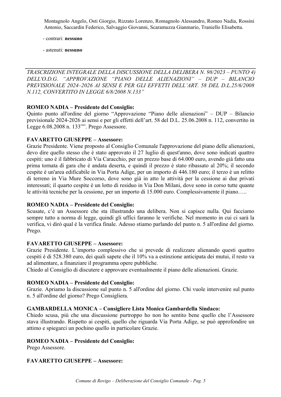 Pagina 5 del documento