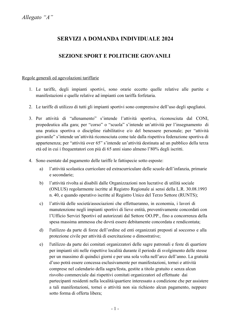 Pagina 1 del documento