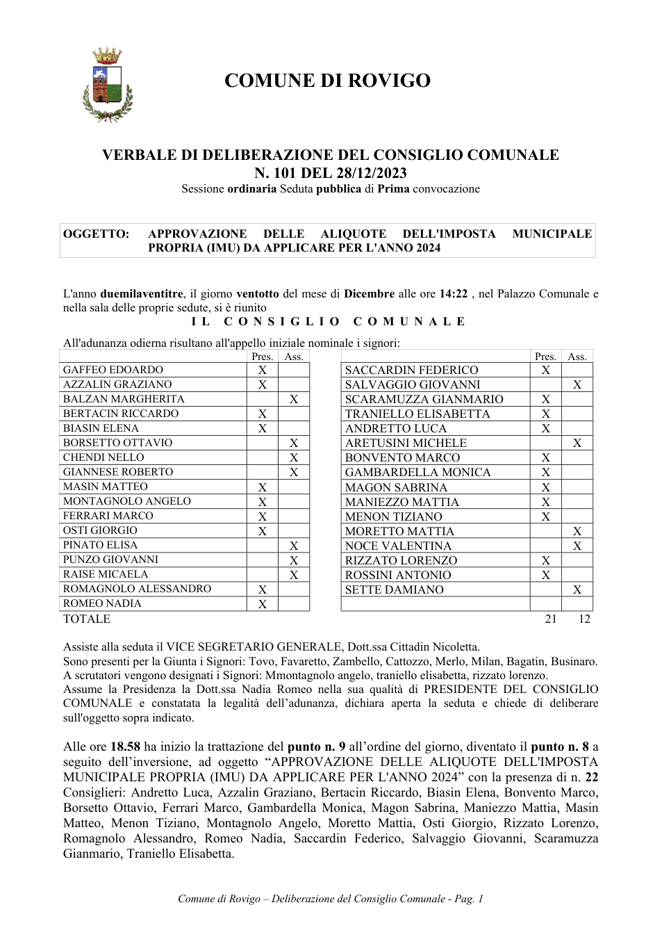 Pagina 1 del documento