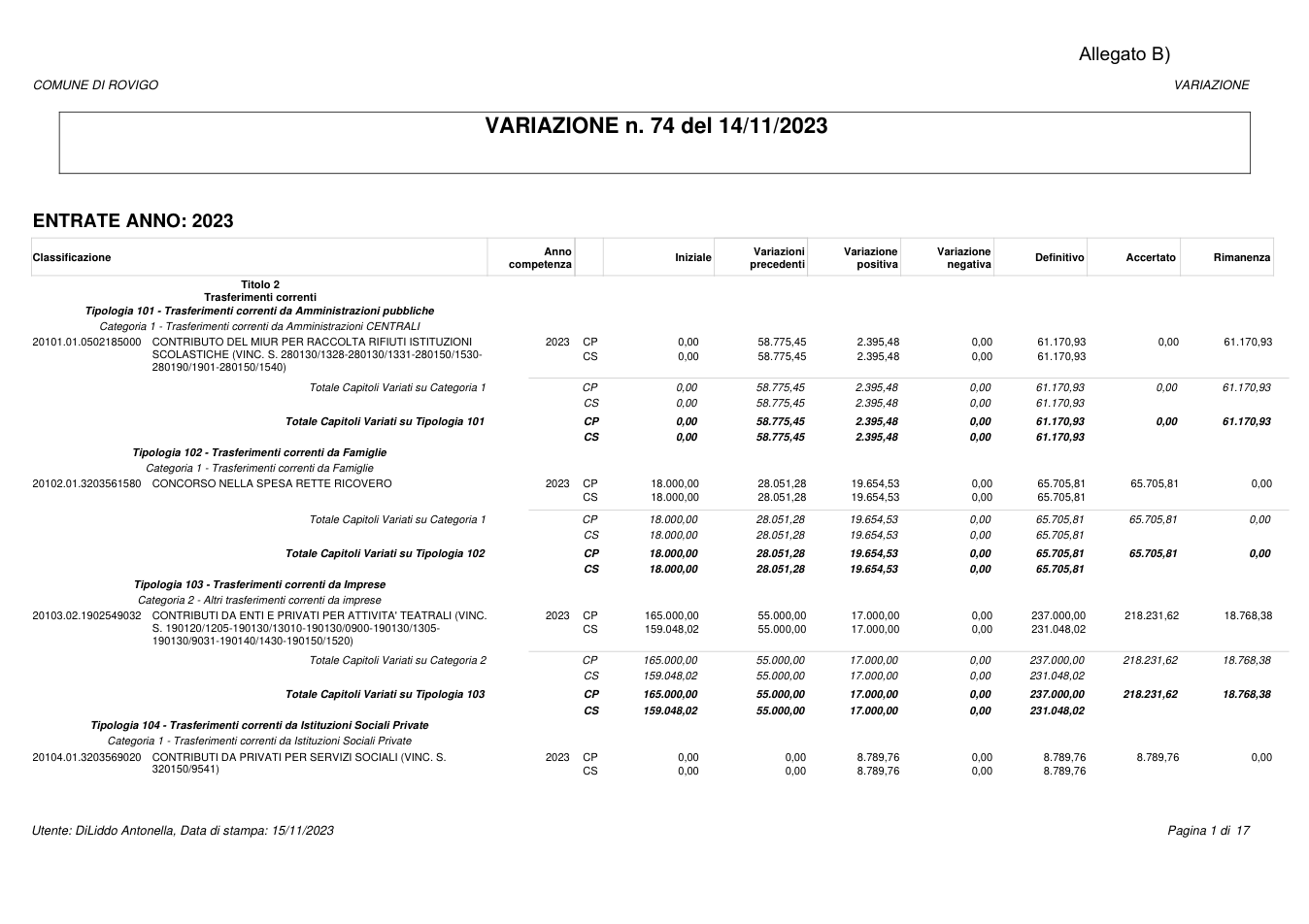 Pagina 1 del documento