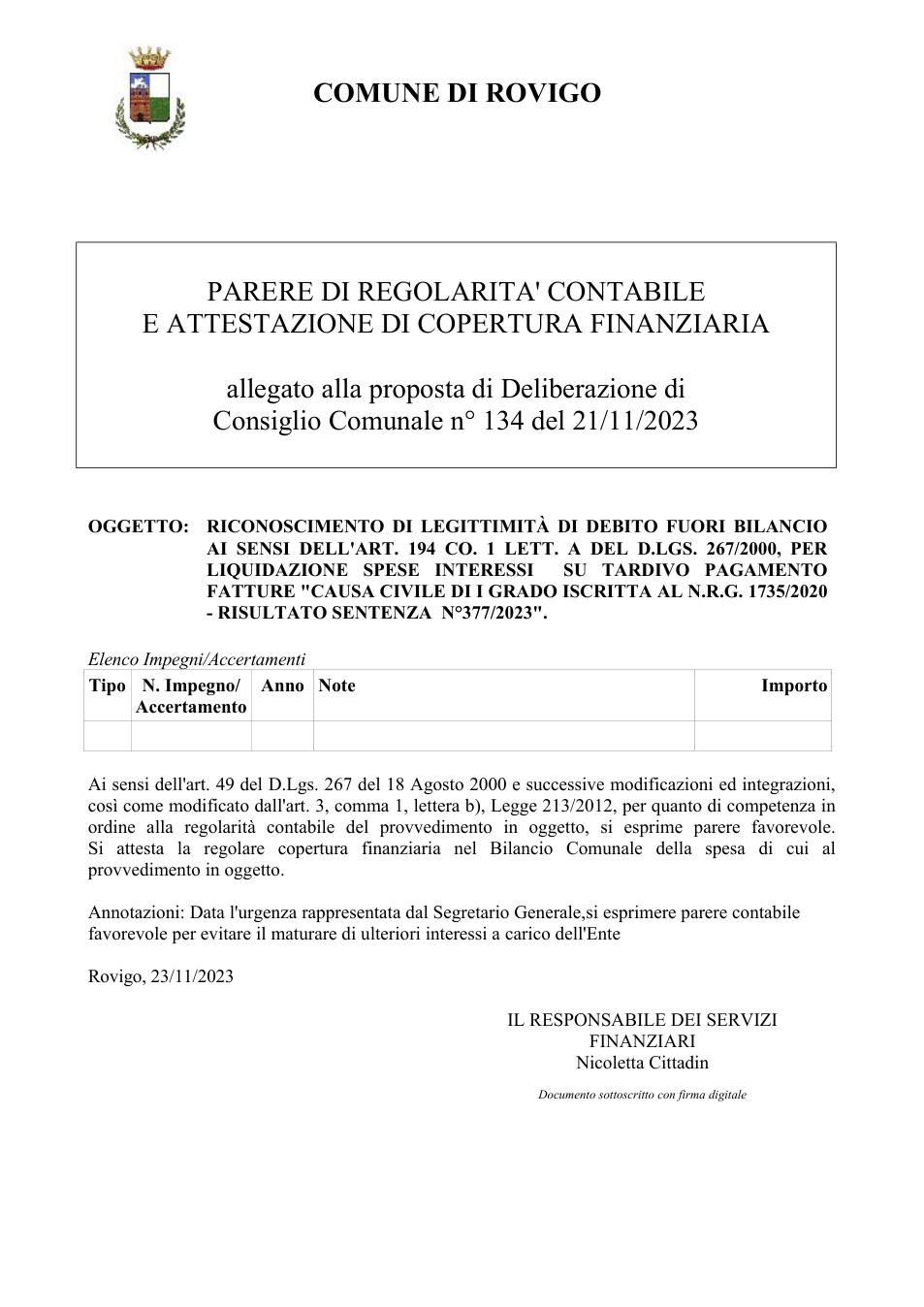 Pagina 1 del documento