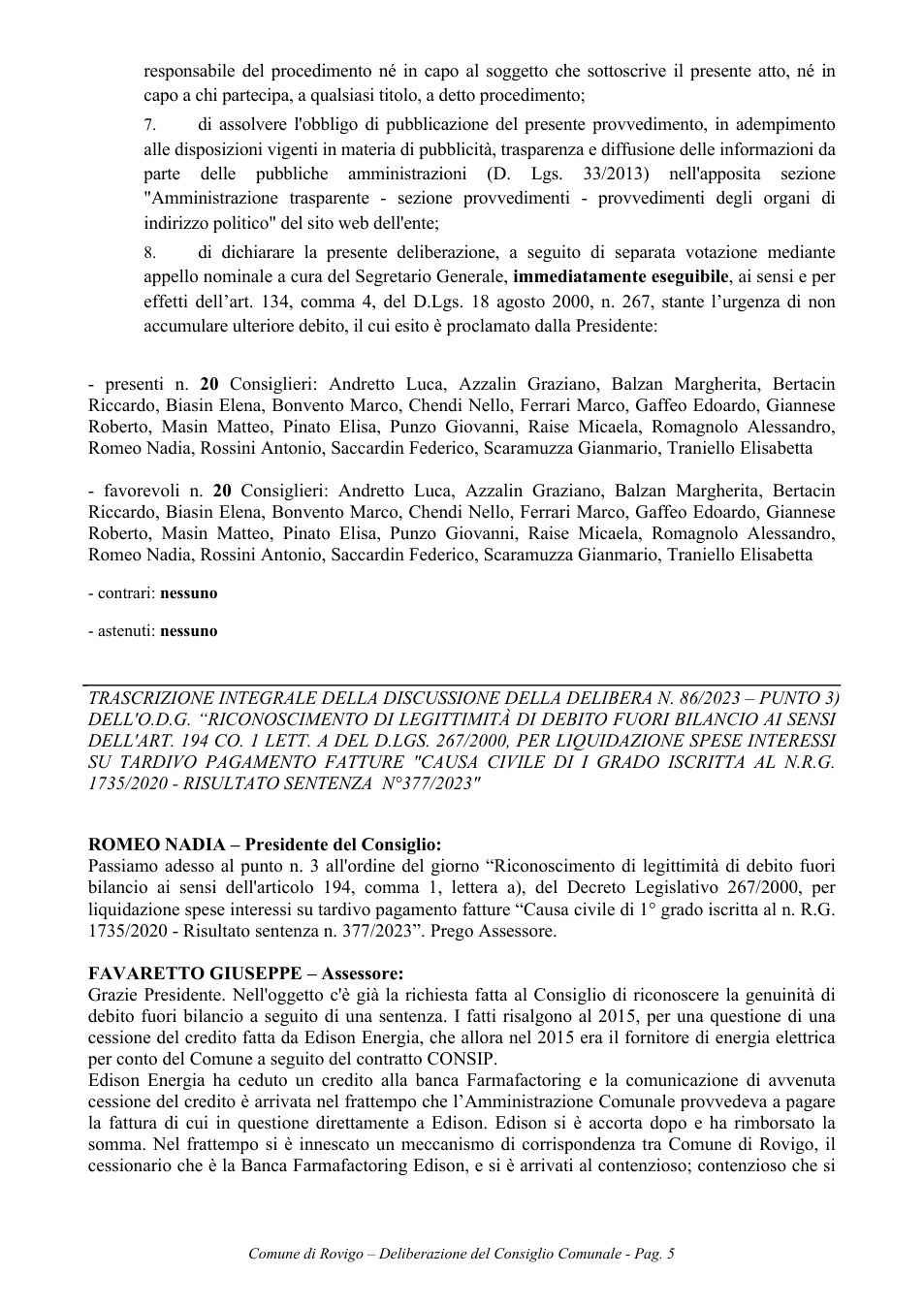 Pagina 5 del documento