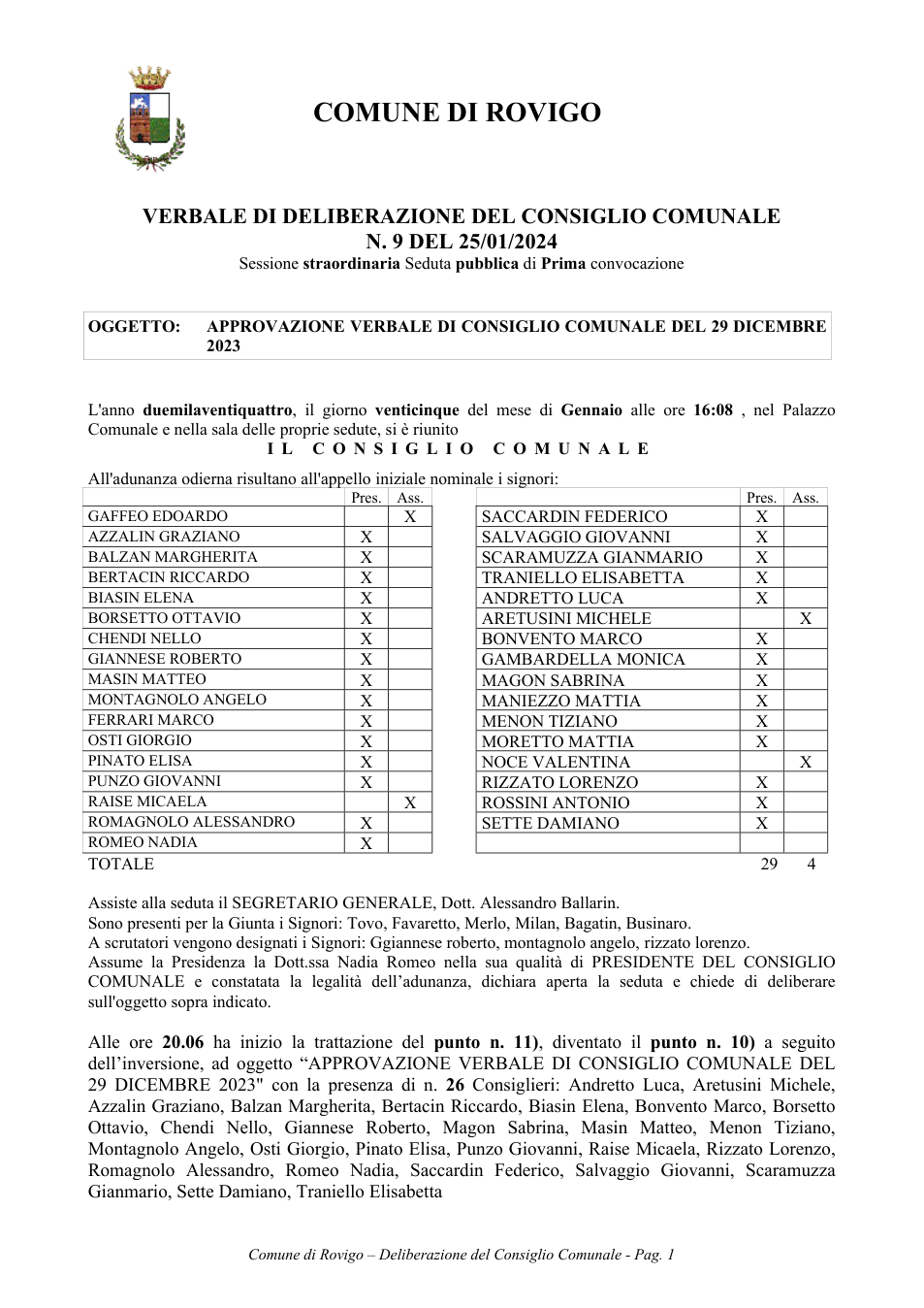 Pagina 1 del documento
