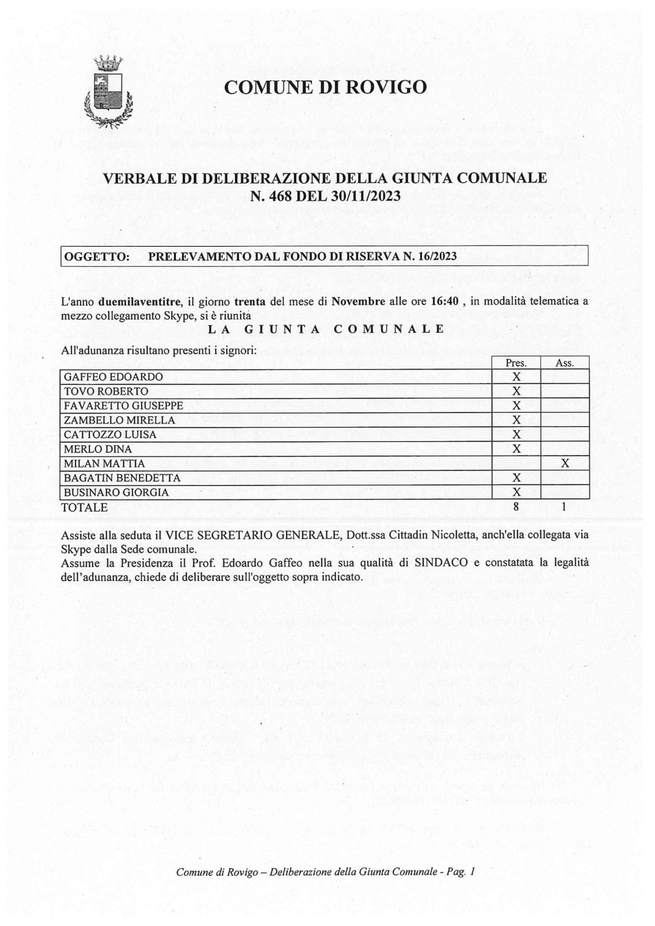 Pagina 1 del documento