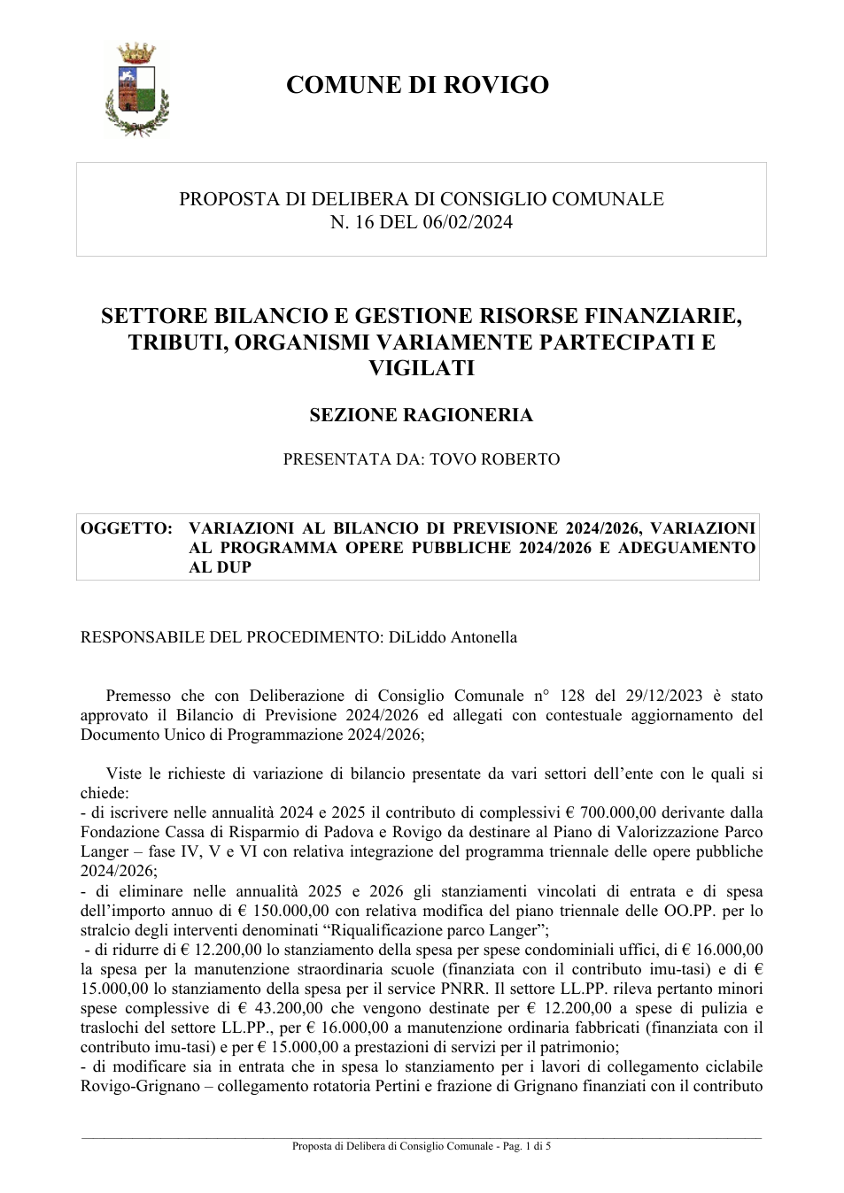 Pagina 1 del documento
