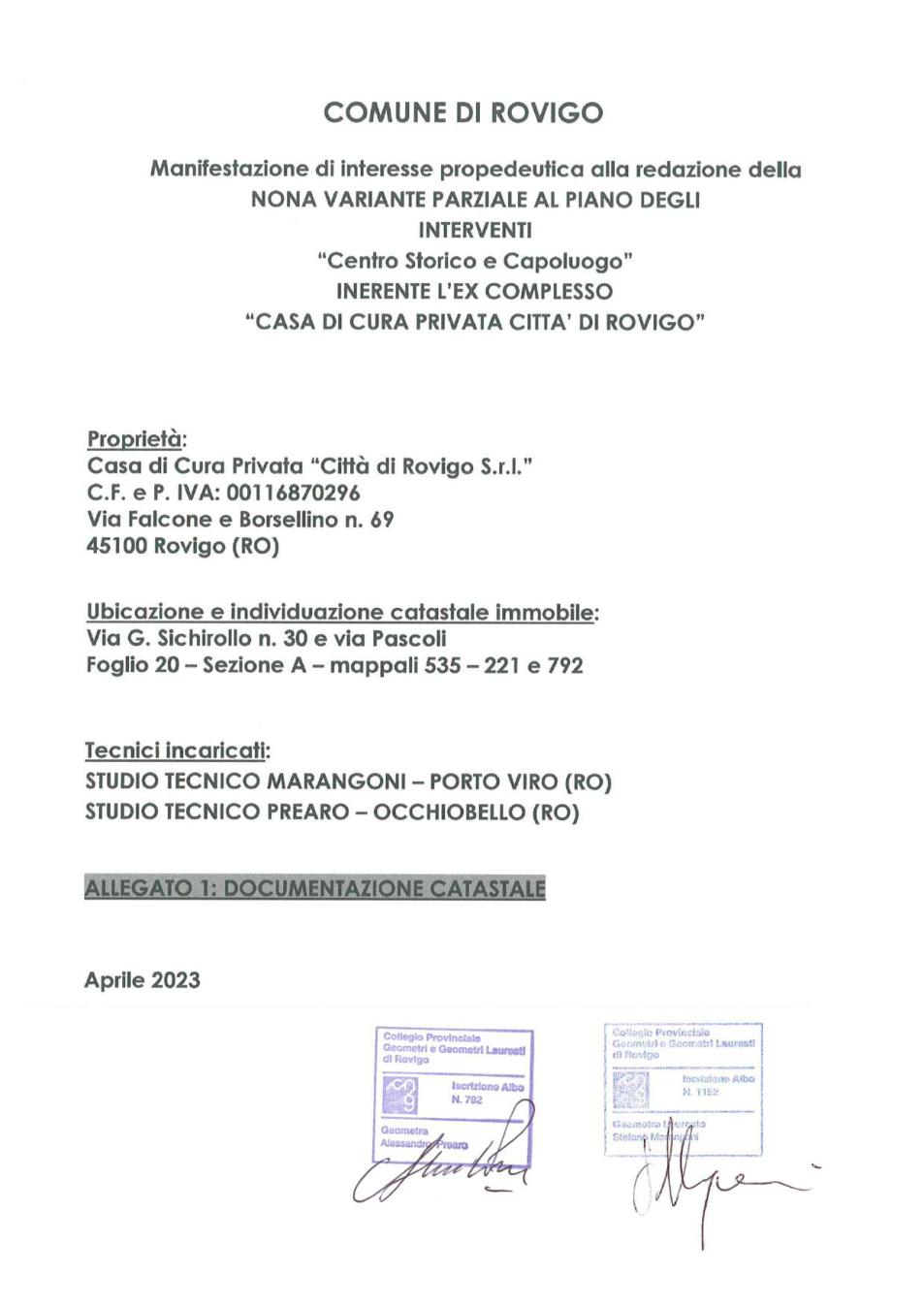 Pagina 1 del documento