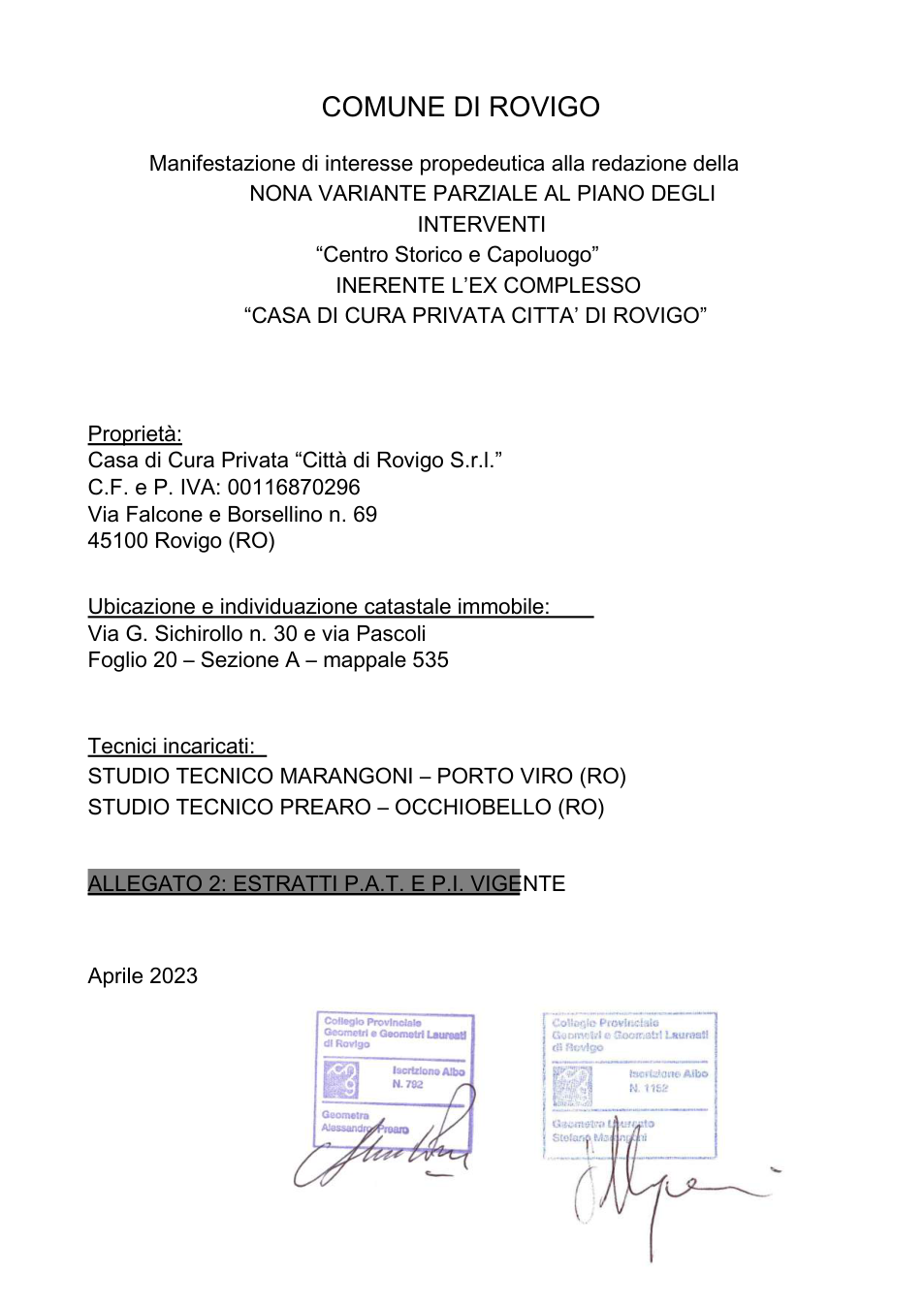 Pagina 1 del documento