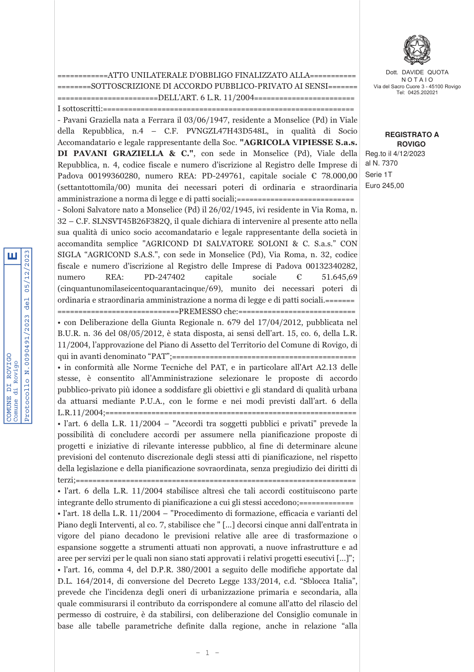 Pagina 1 del documento
