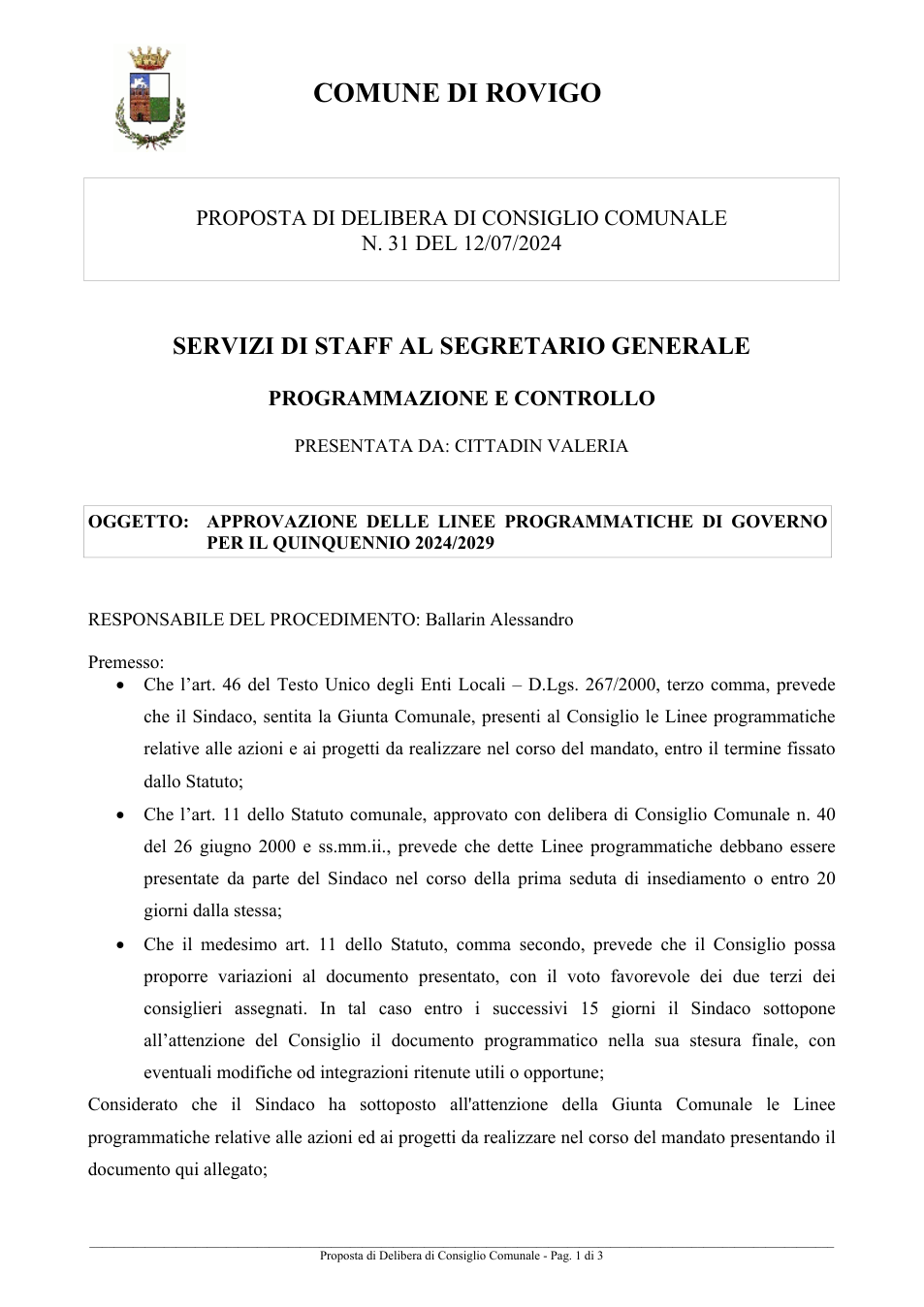 Pagina 1 del documento