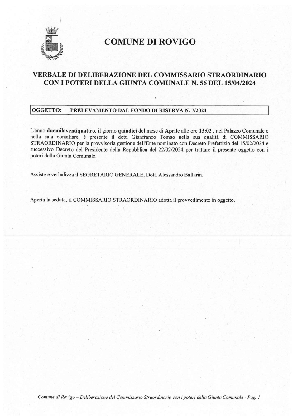 Pagina 1 del documento