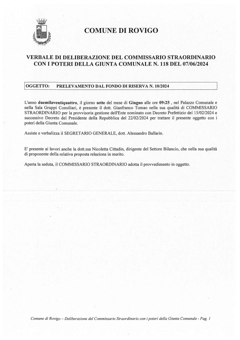 Pagina 1 del documento