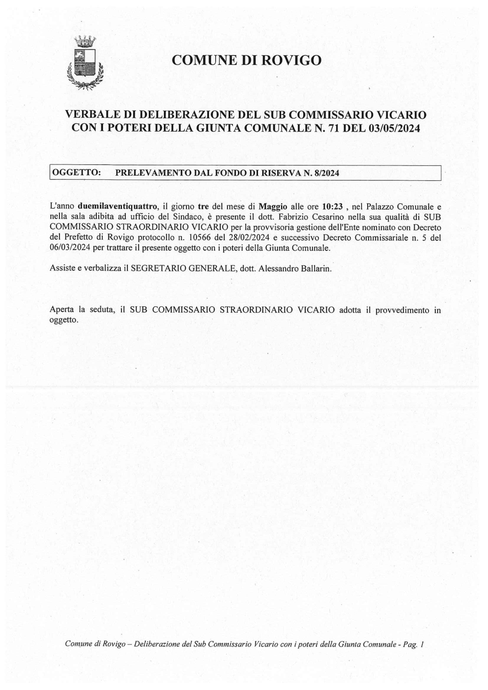 Pagina 1 del documento