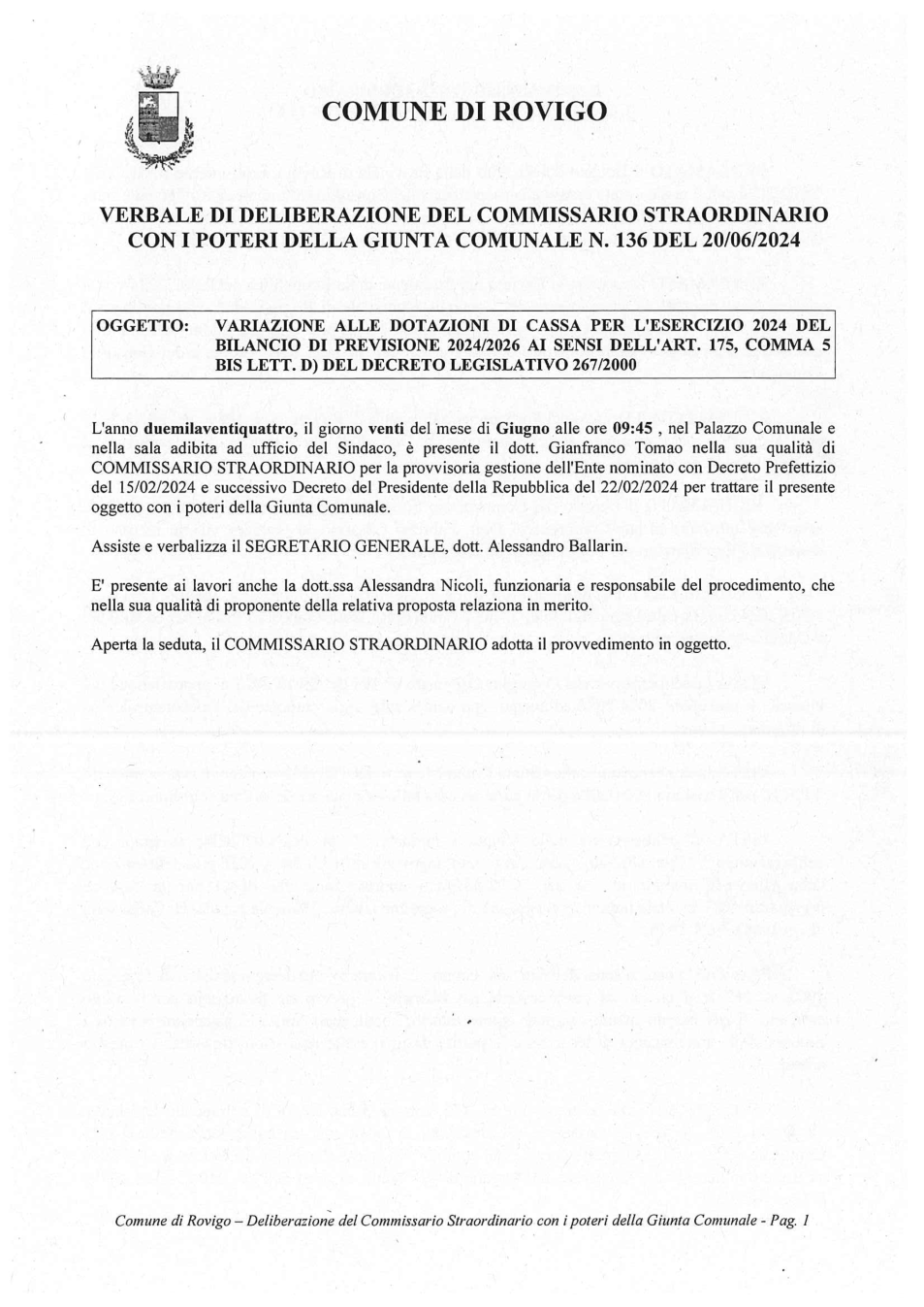 Pagina 1 del documento