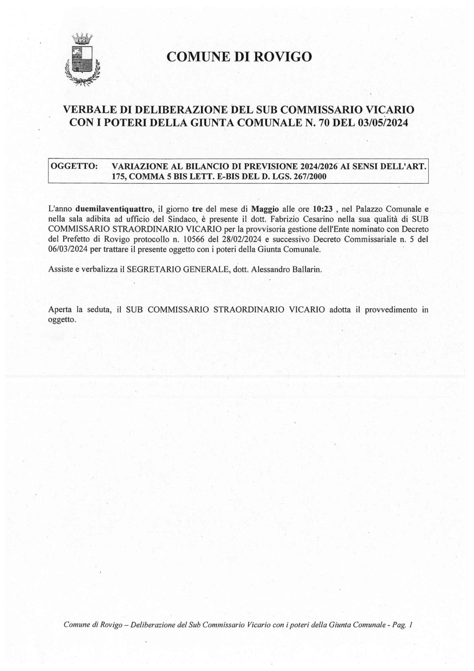 Pagina 1 del documento
