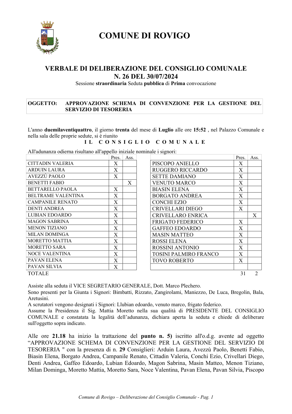 Pagina 1 del documento