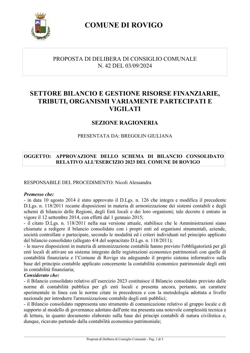 Pagina 1 del documento