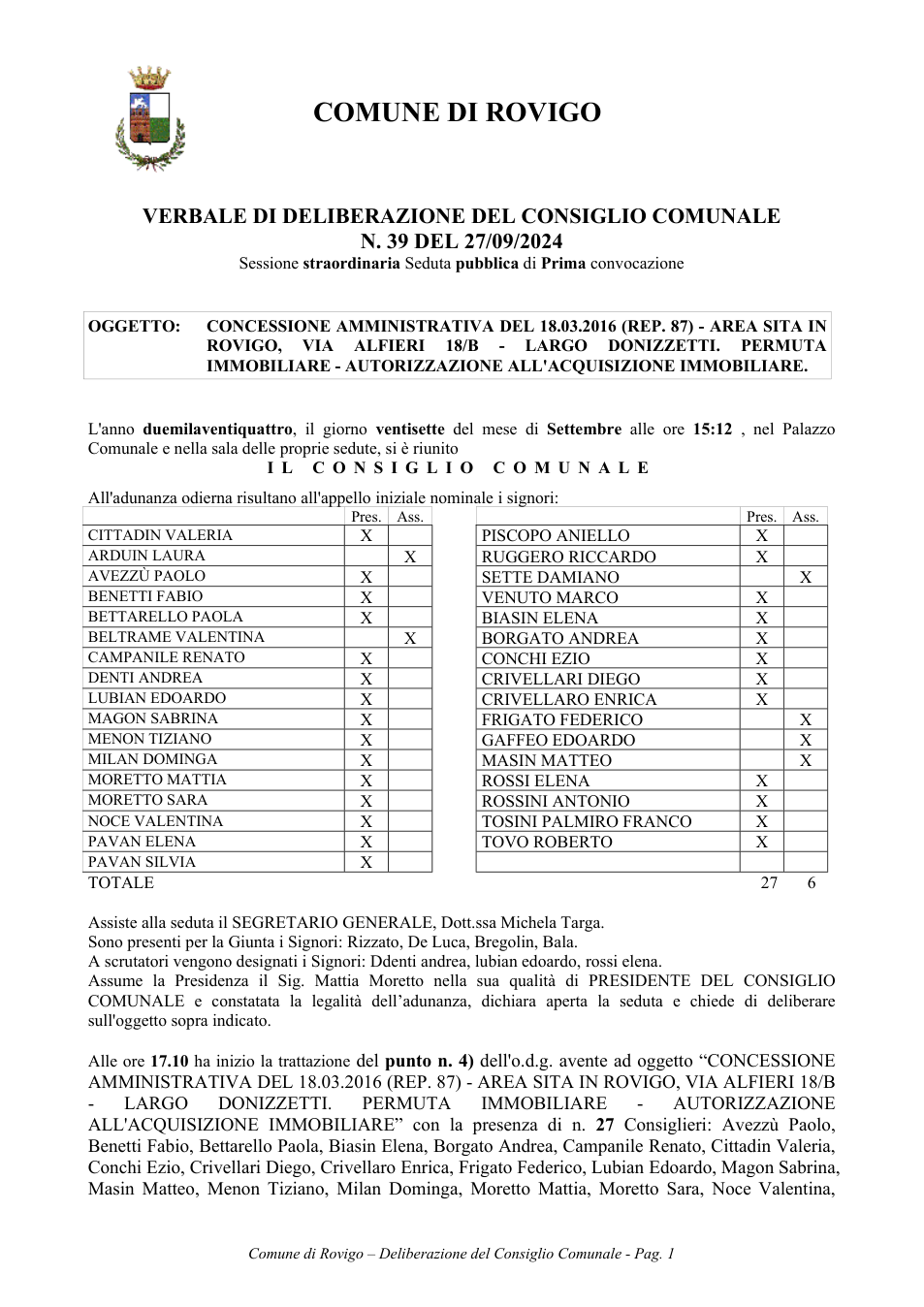 Pagina 1 del documento