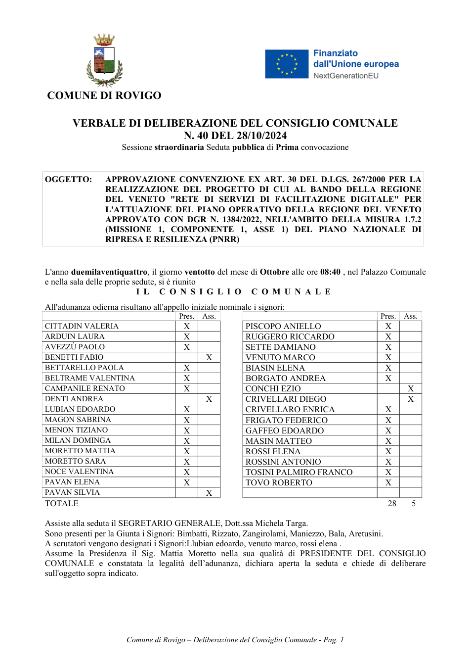 Pagina 1 del documento