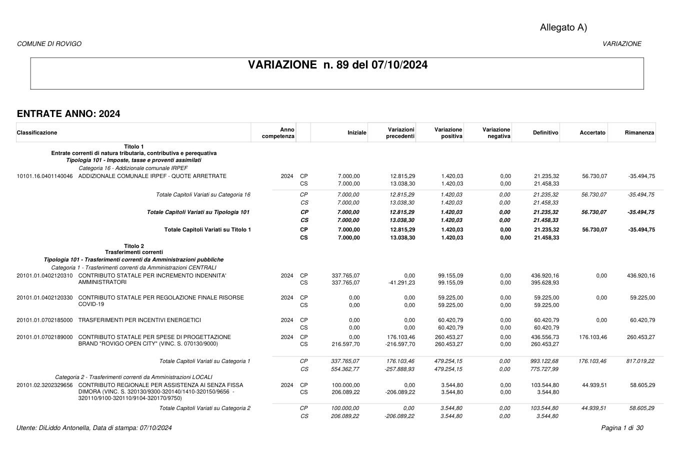 Pagina 1 del documento