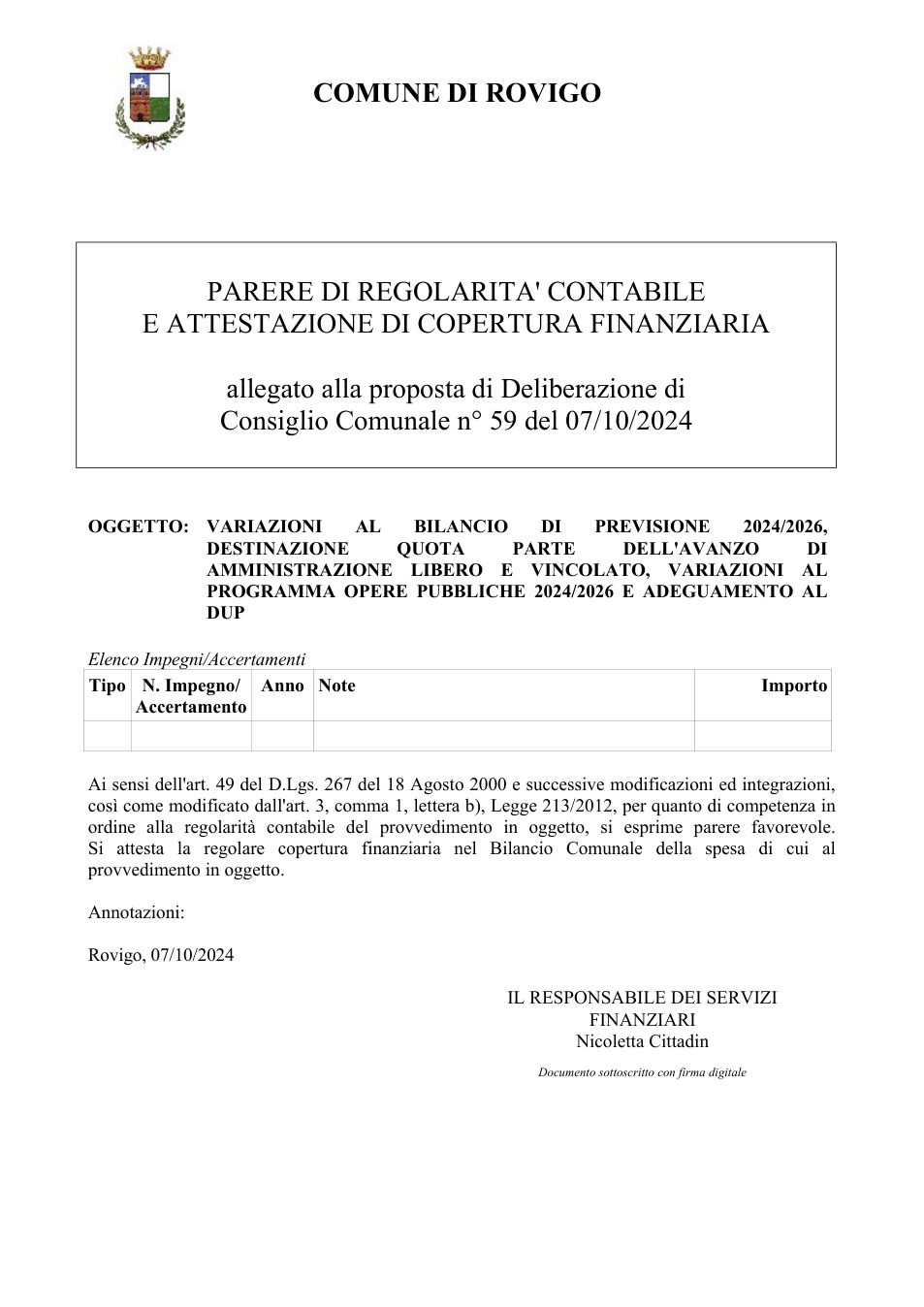 Pagina 1 del documento