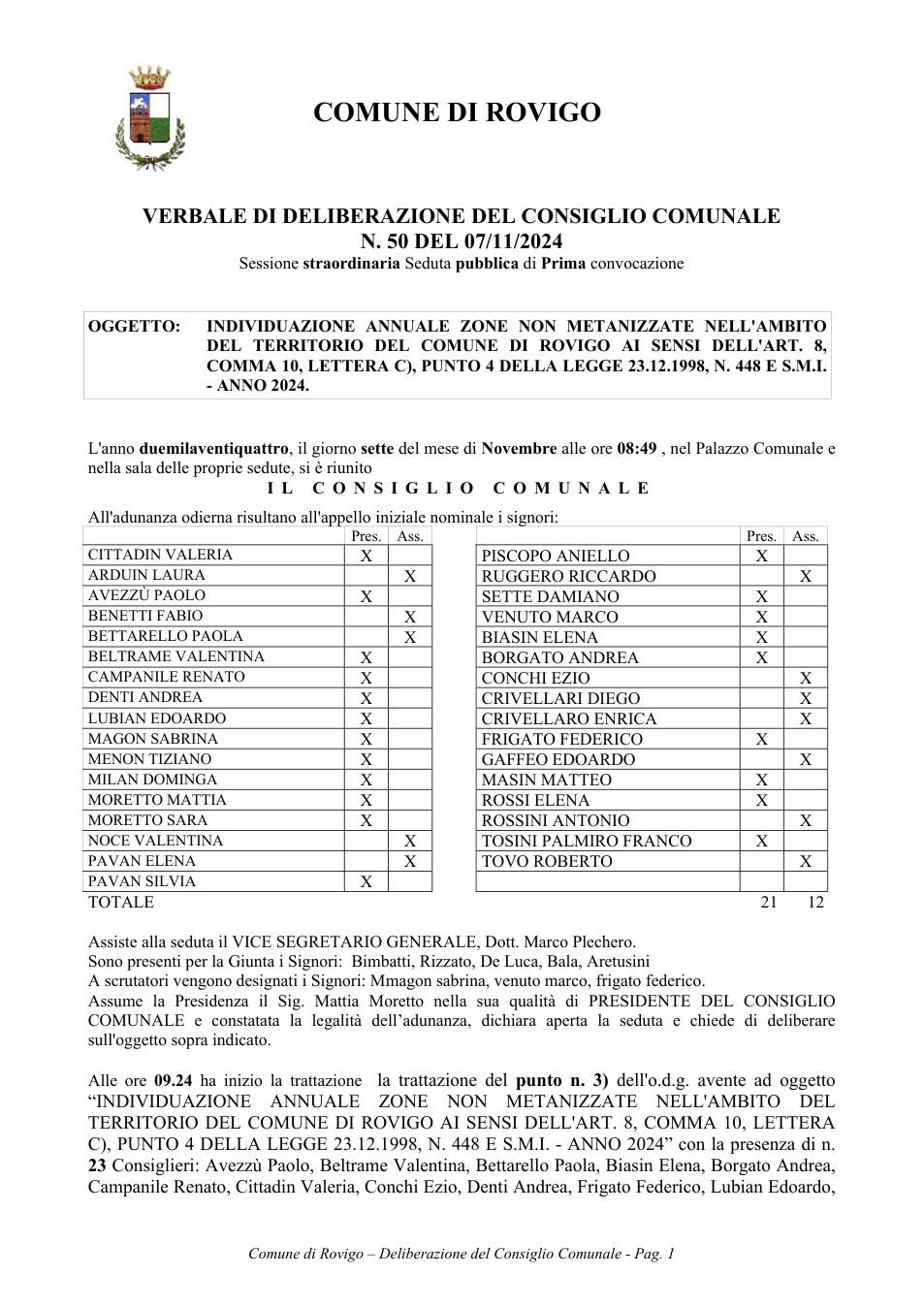 Pagina 1 del documento