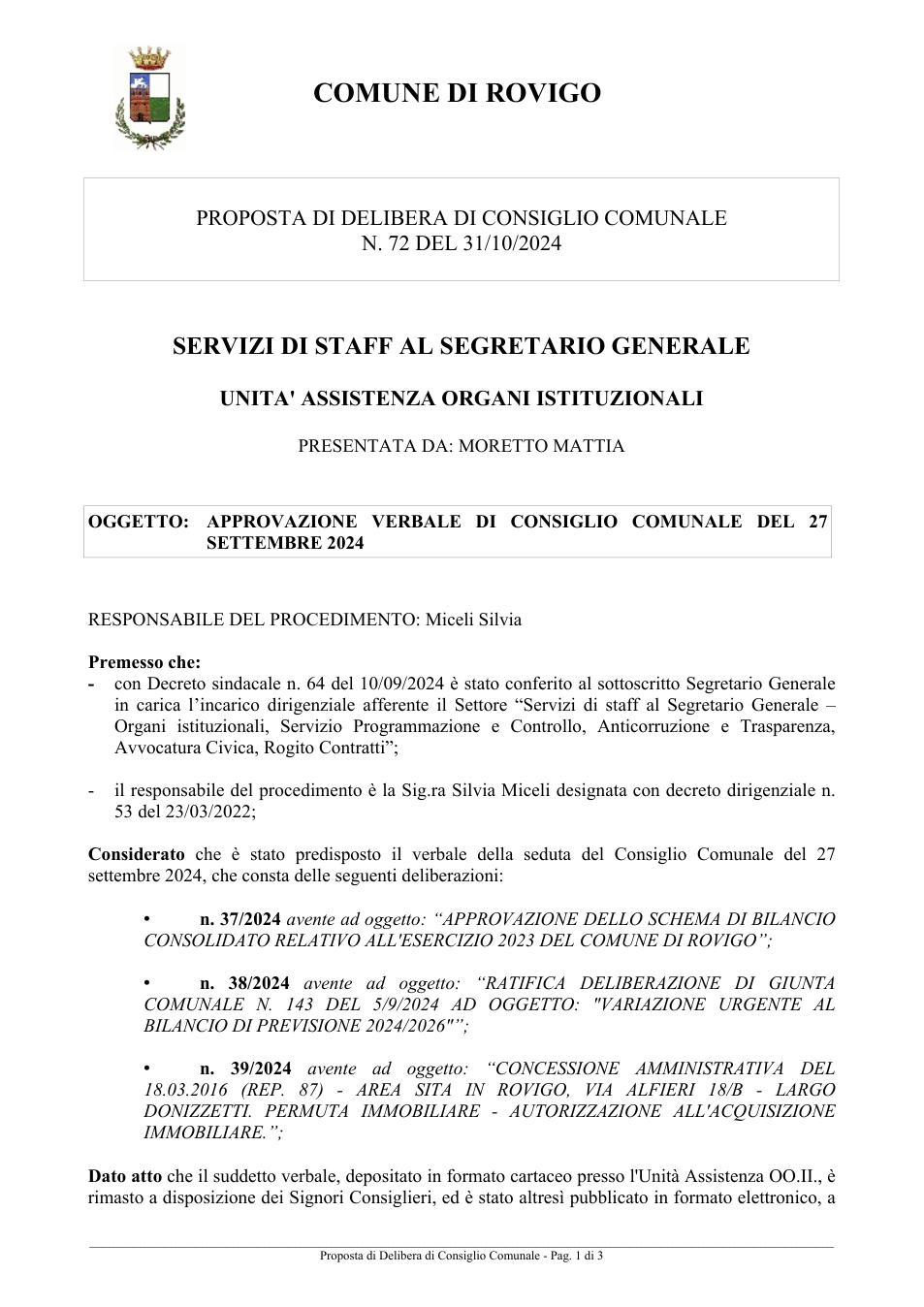 Pagina 1 del documento