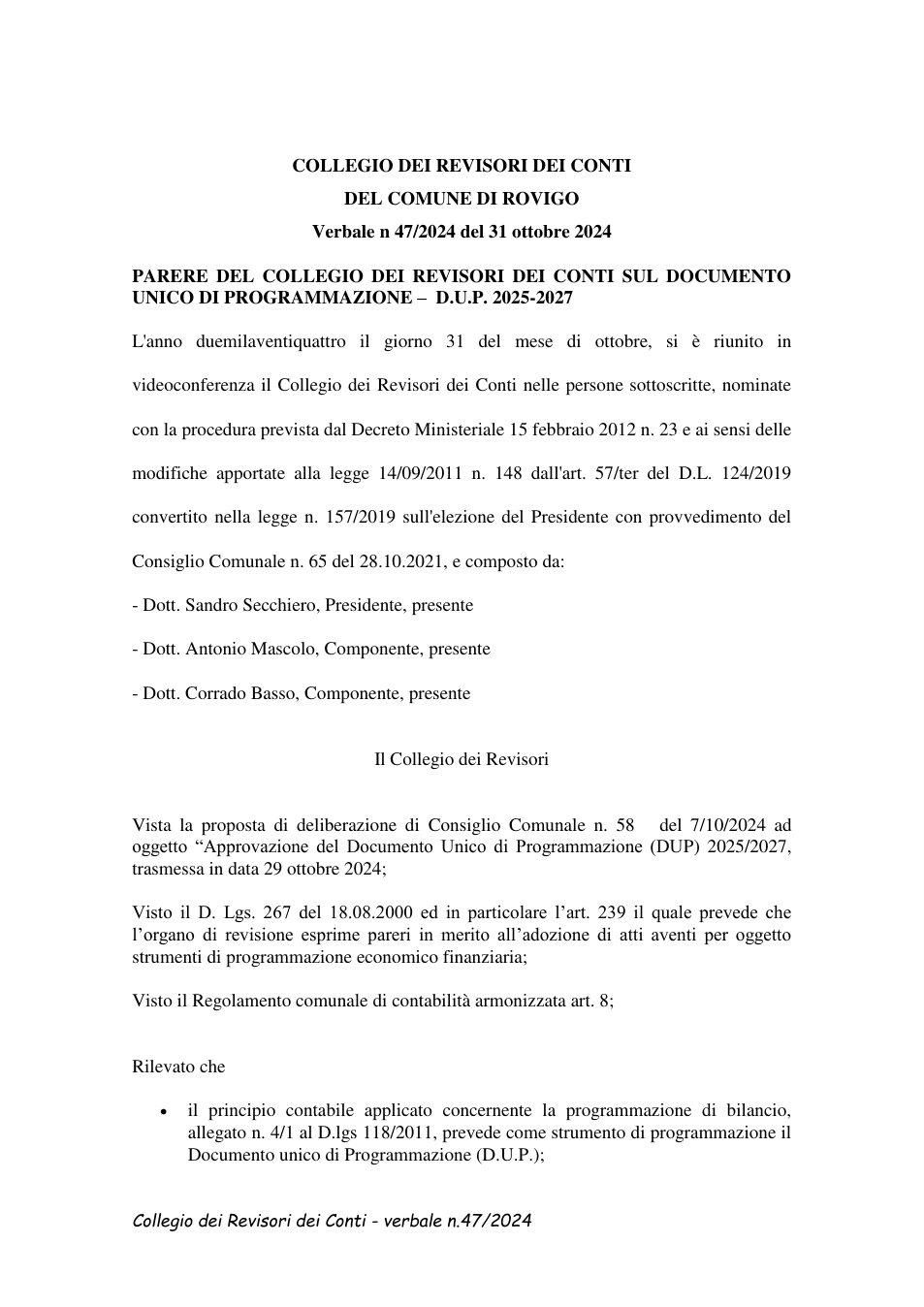 Pagina 1 del documento