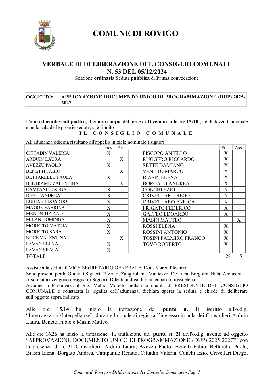 Pagina 1 del documento