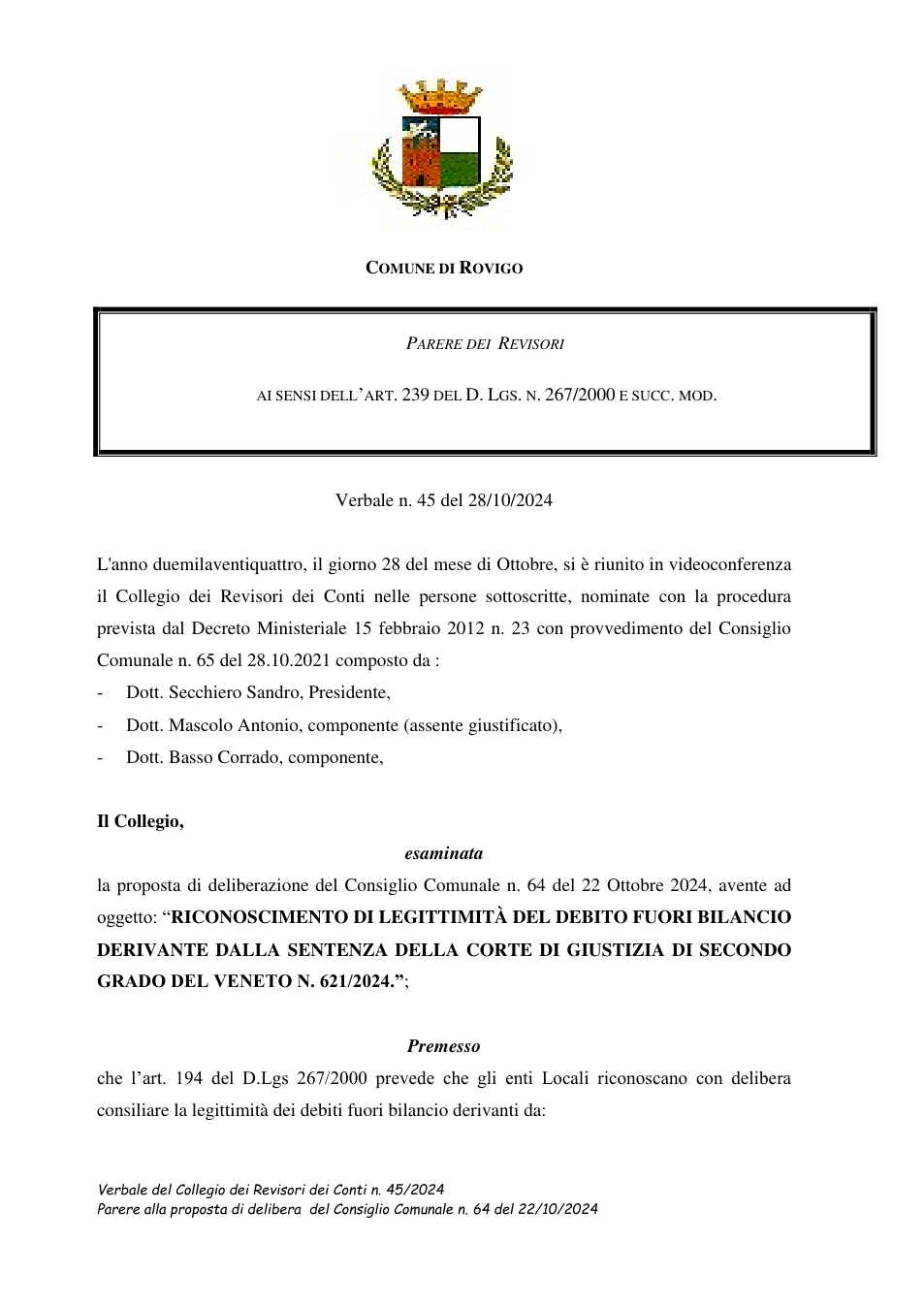 Pagina 1 del documento