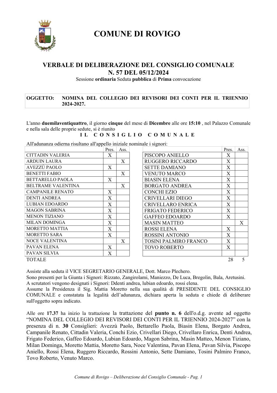 Pagina 1 del documento