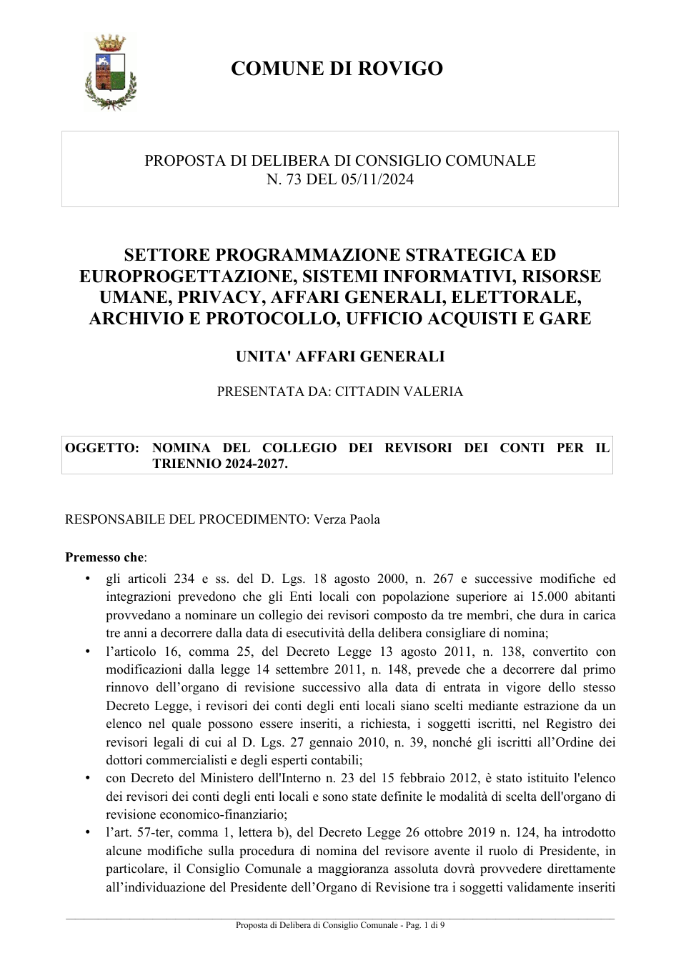 Pagina 1 del documento