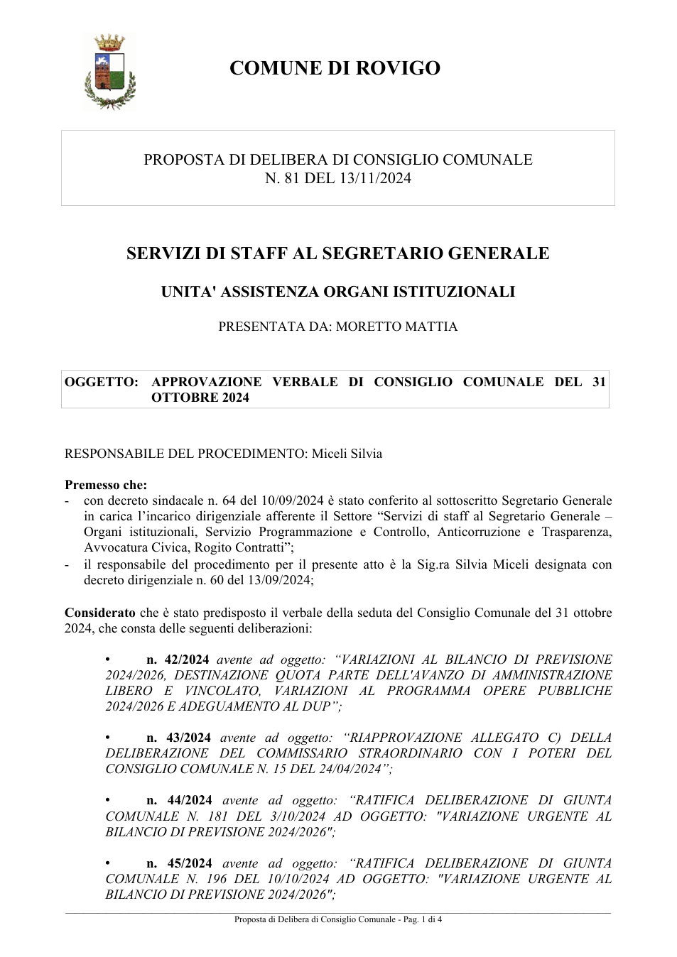 Pagina 1 del documento