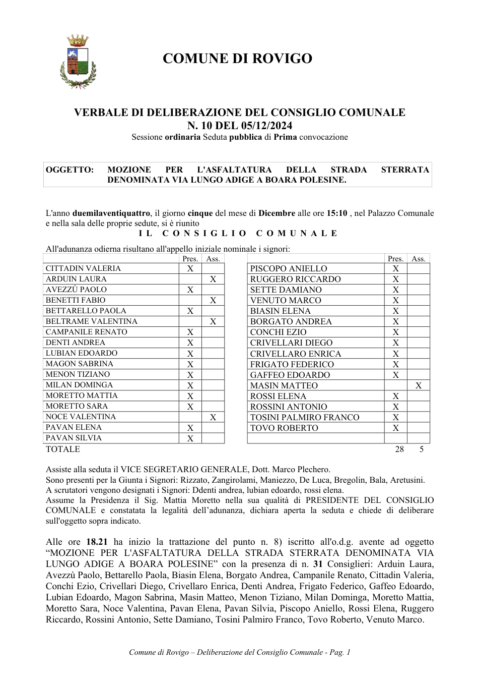 Pagina 1 del documento