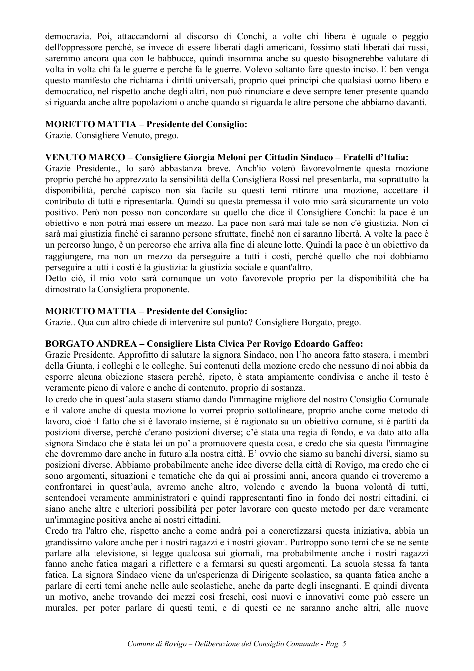 Pagina 5 del documento