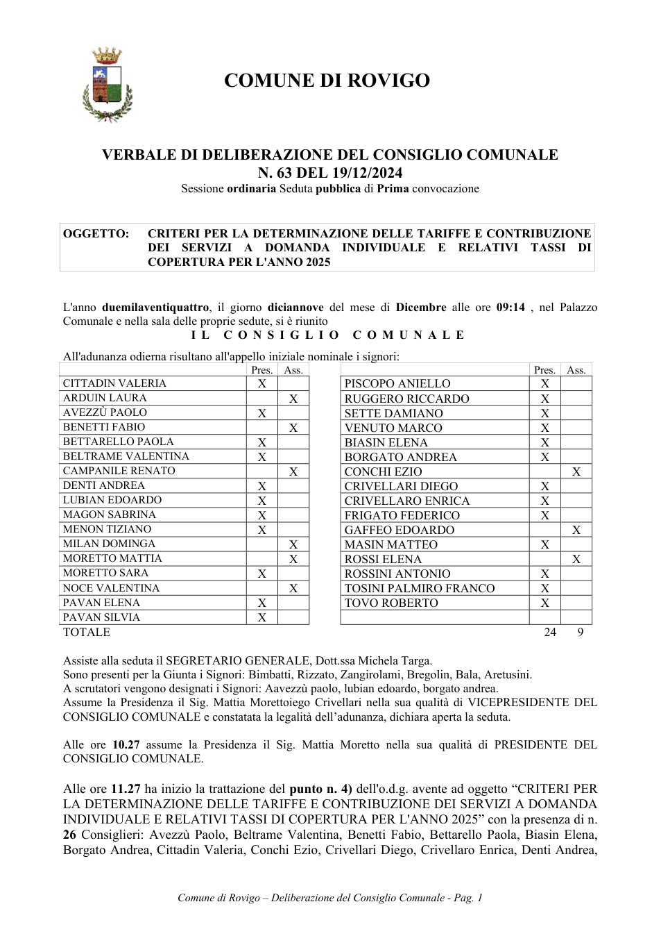 Pagina 1 del documento