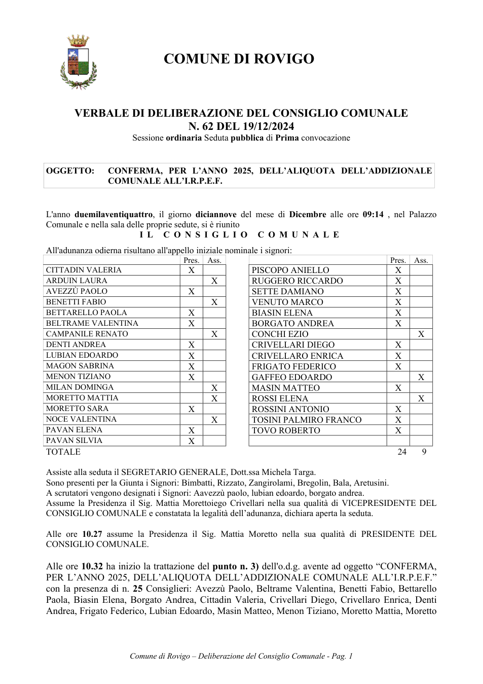 Pagina 1 del documento
