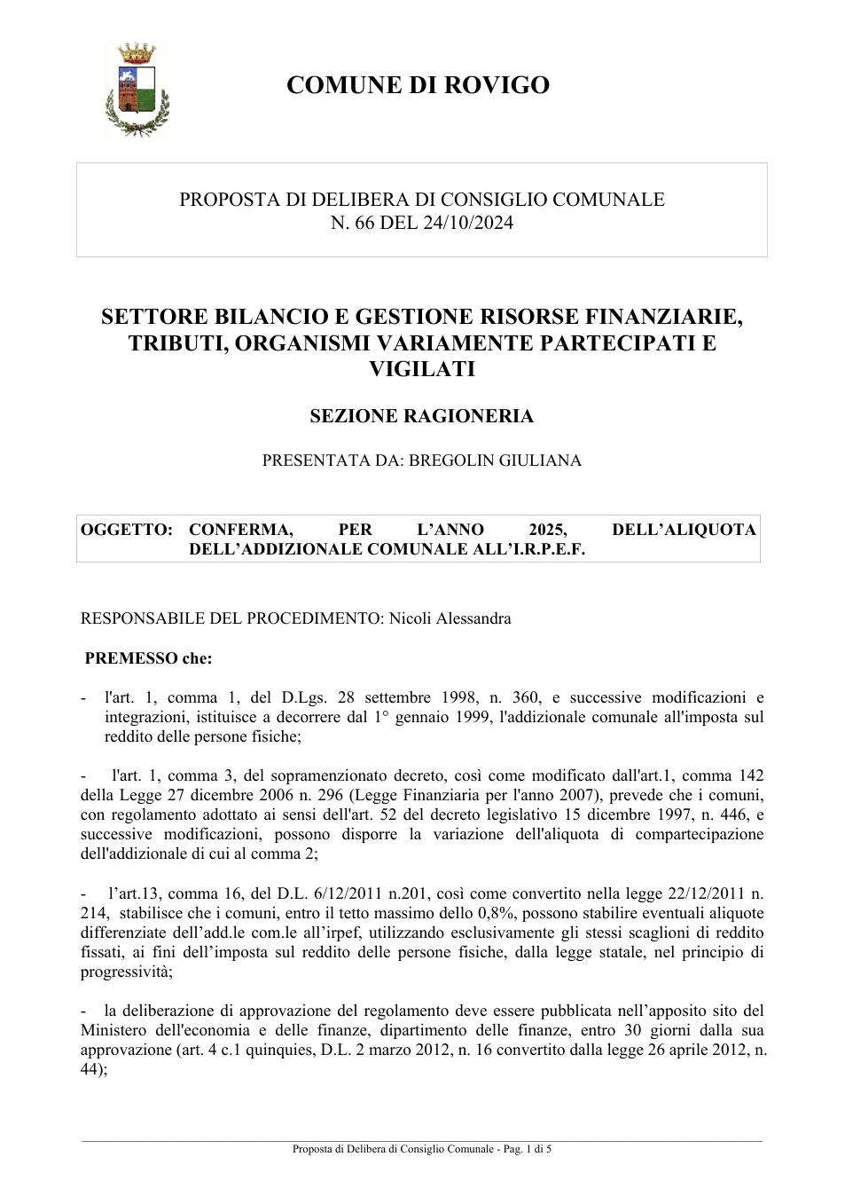 Pagina 1 del documento