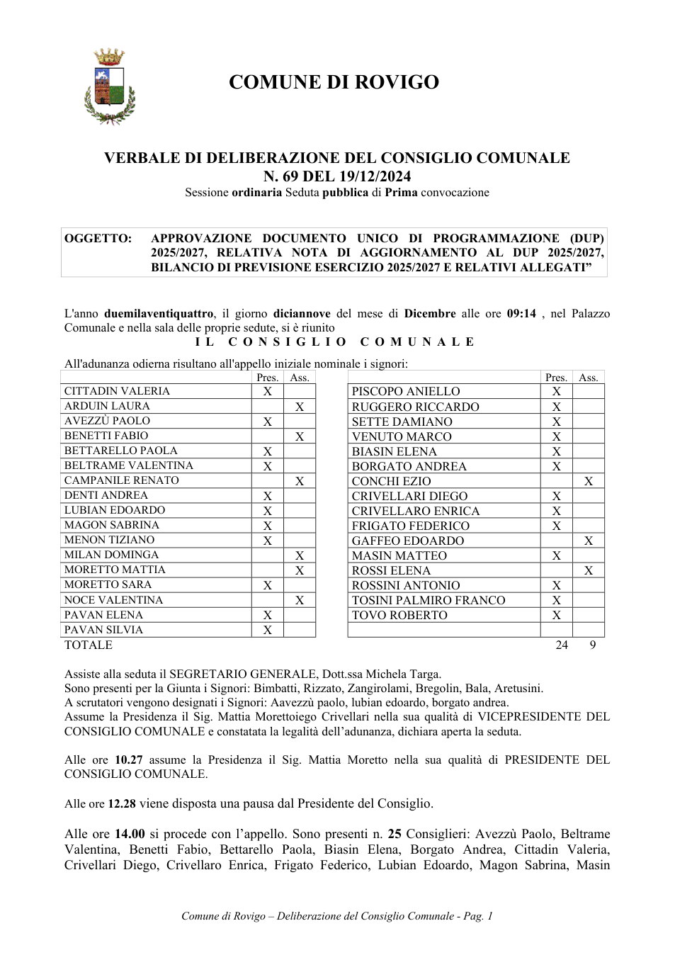 Pagina 1 del documento