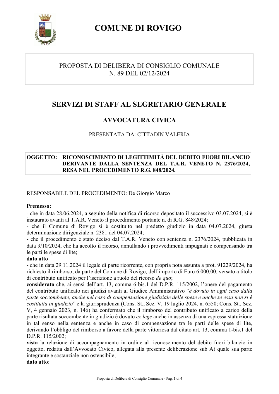 Pagina 1 del documento