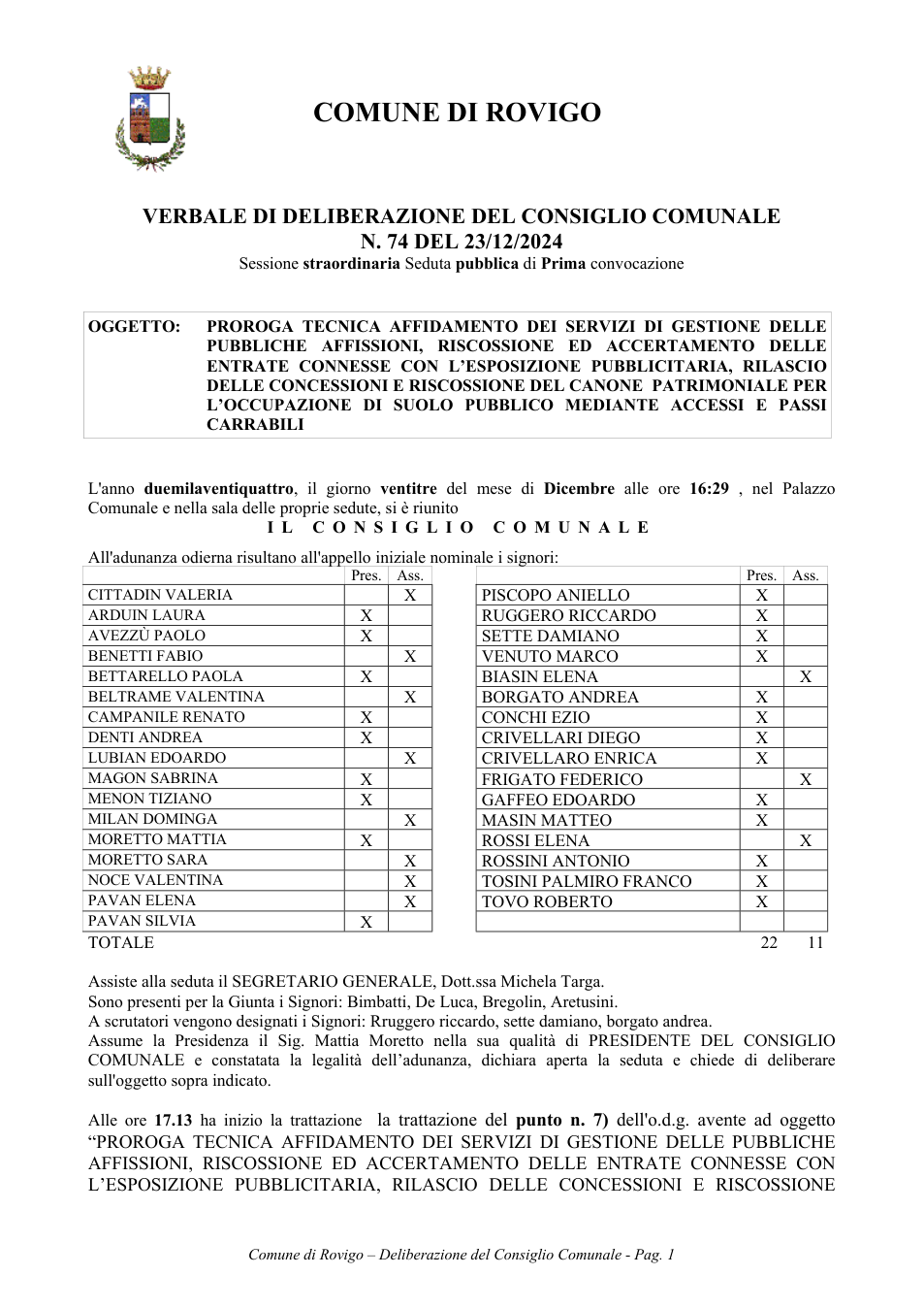 Pagina 1 del documento