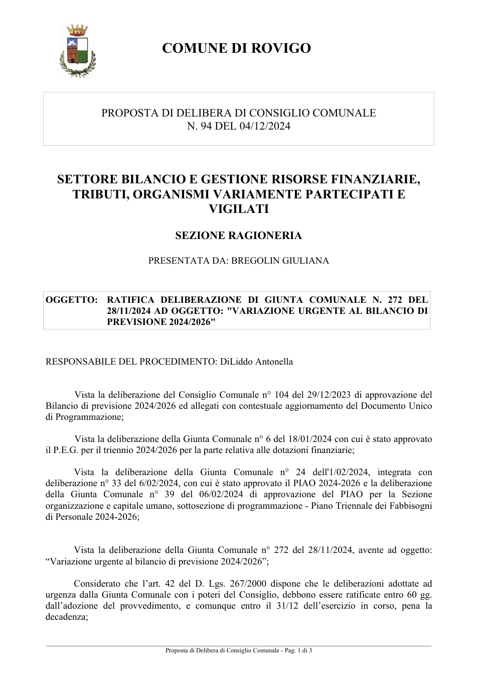 Pagina 1 del documento